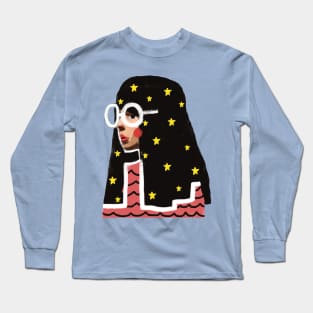 The Girl With Stars In Her Hair Long Sleeve T-Shirt